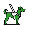 Symbol psa asystującego
