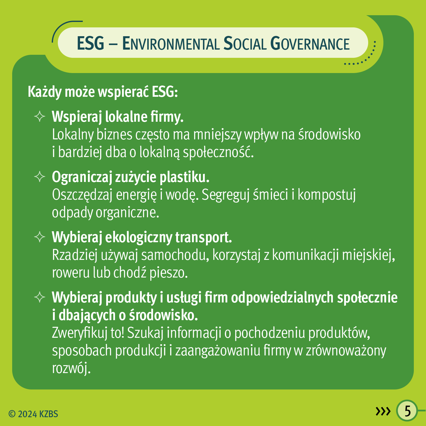 KZBS - ESG
