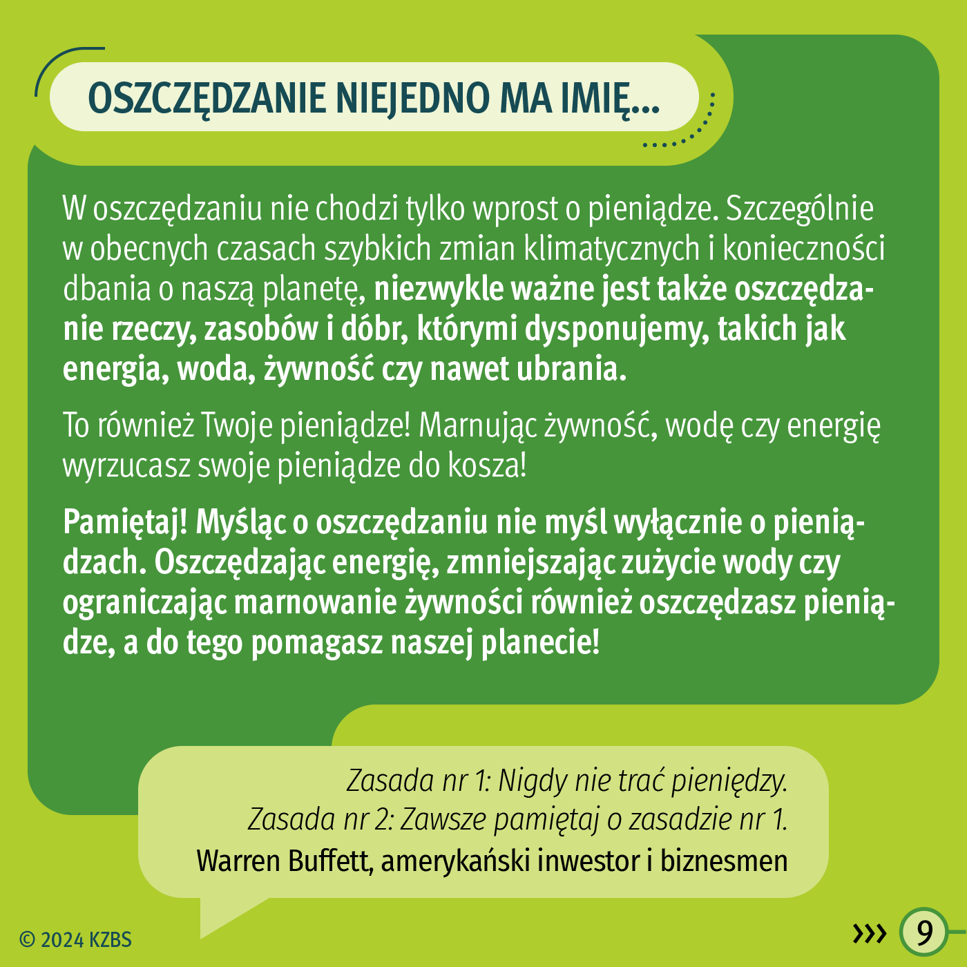 KZBS - Dlaczego warto oszczędzać