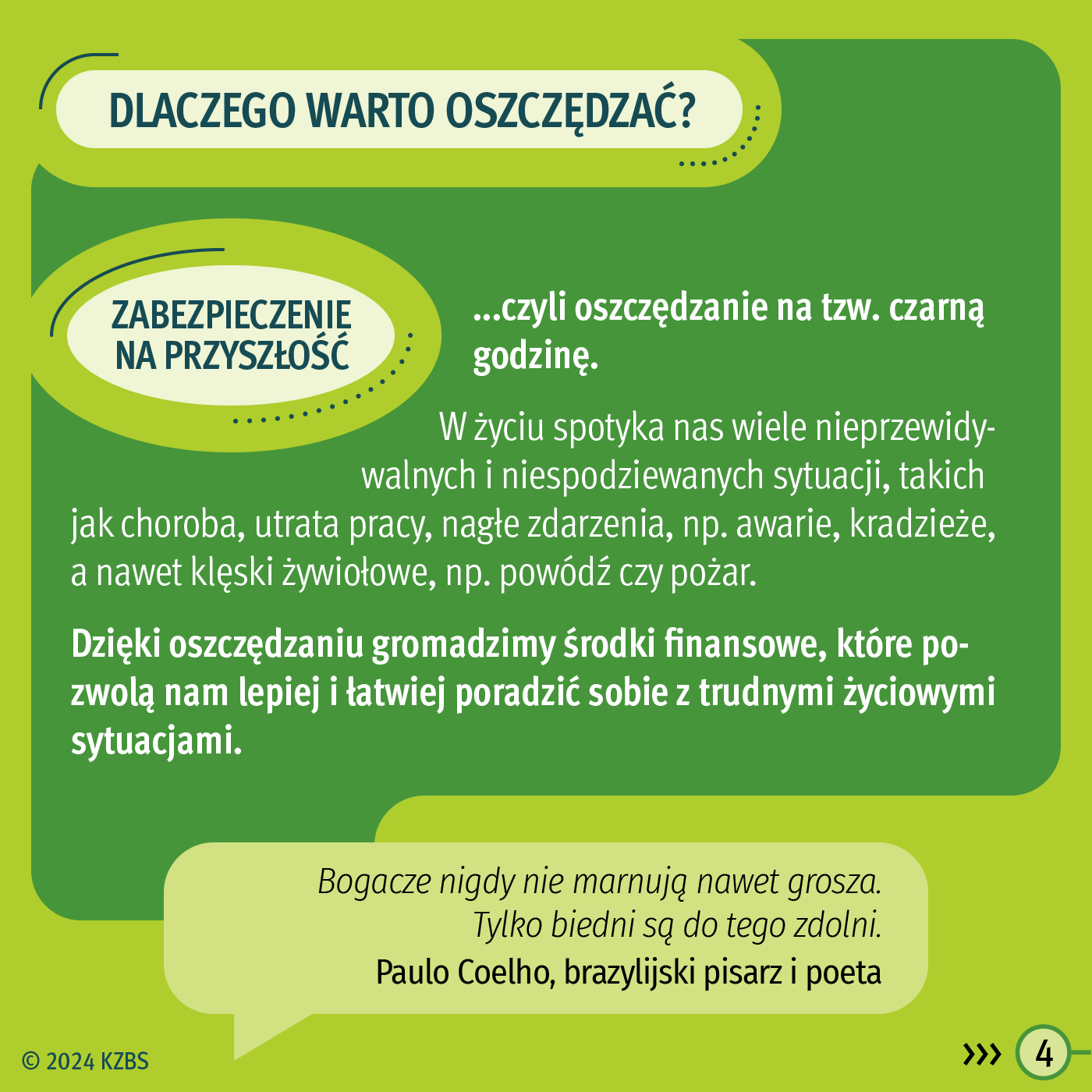 KZBS - Dlaczego warto oszczędzać