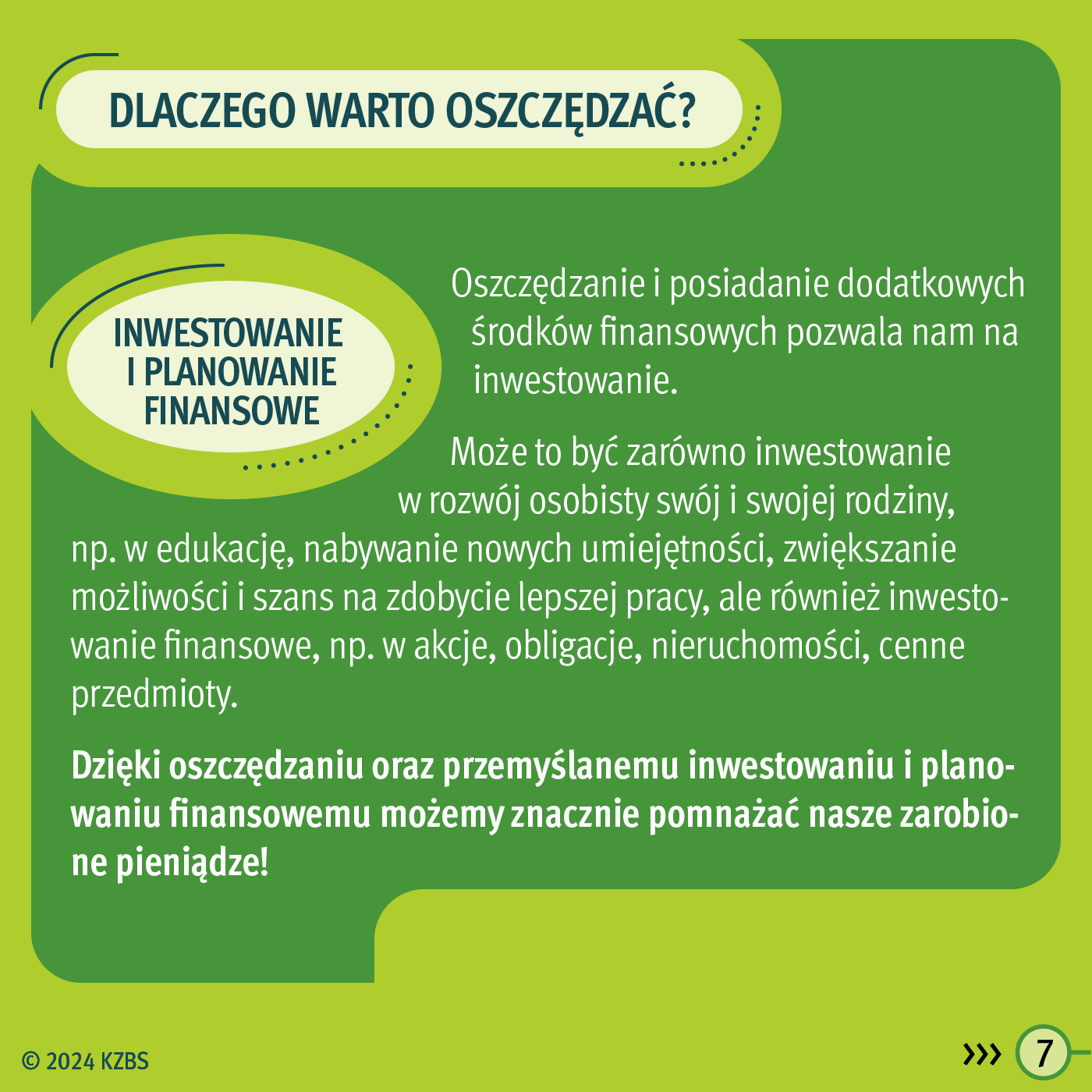 KZBS - Dlaczego warto oszczędzać