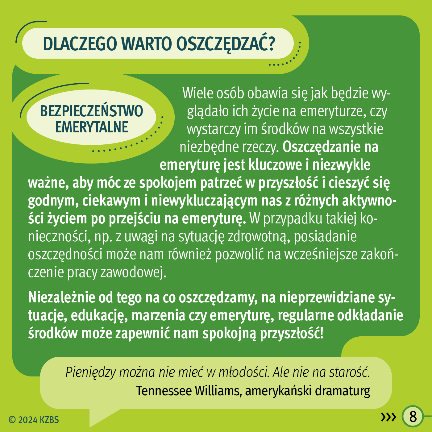 KZBS - Dlaczego warto oszczędzać