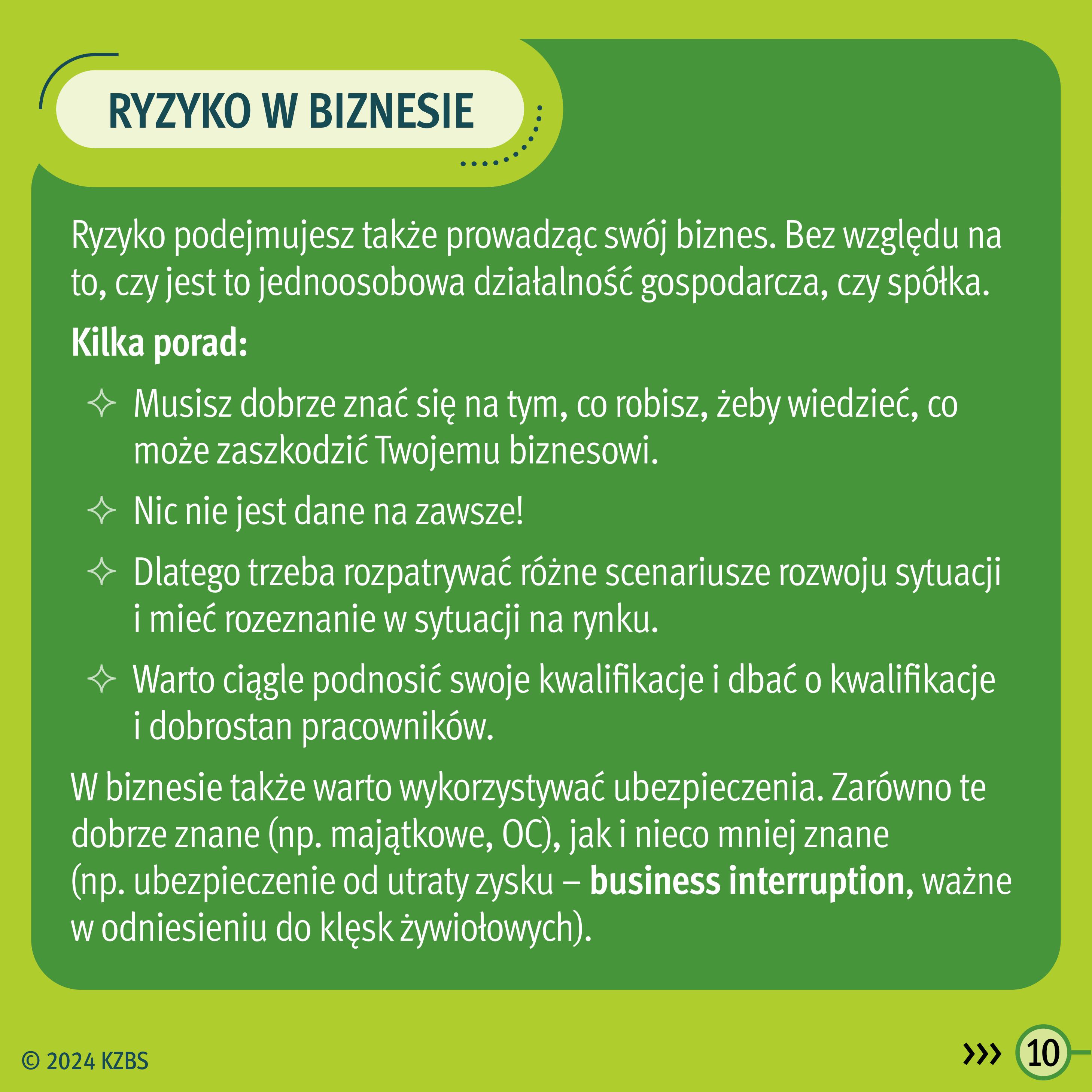 KZBS - Ryzyko