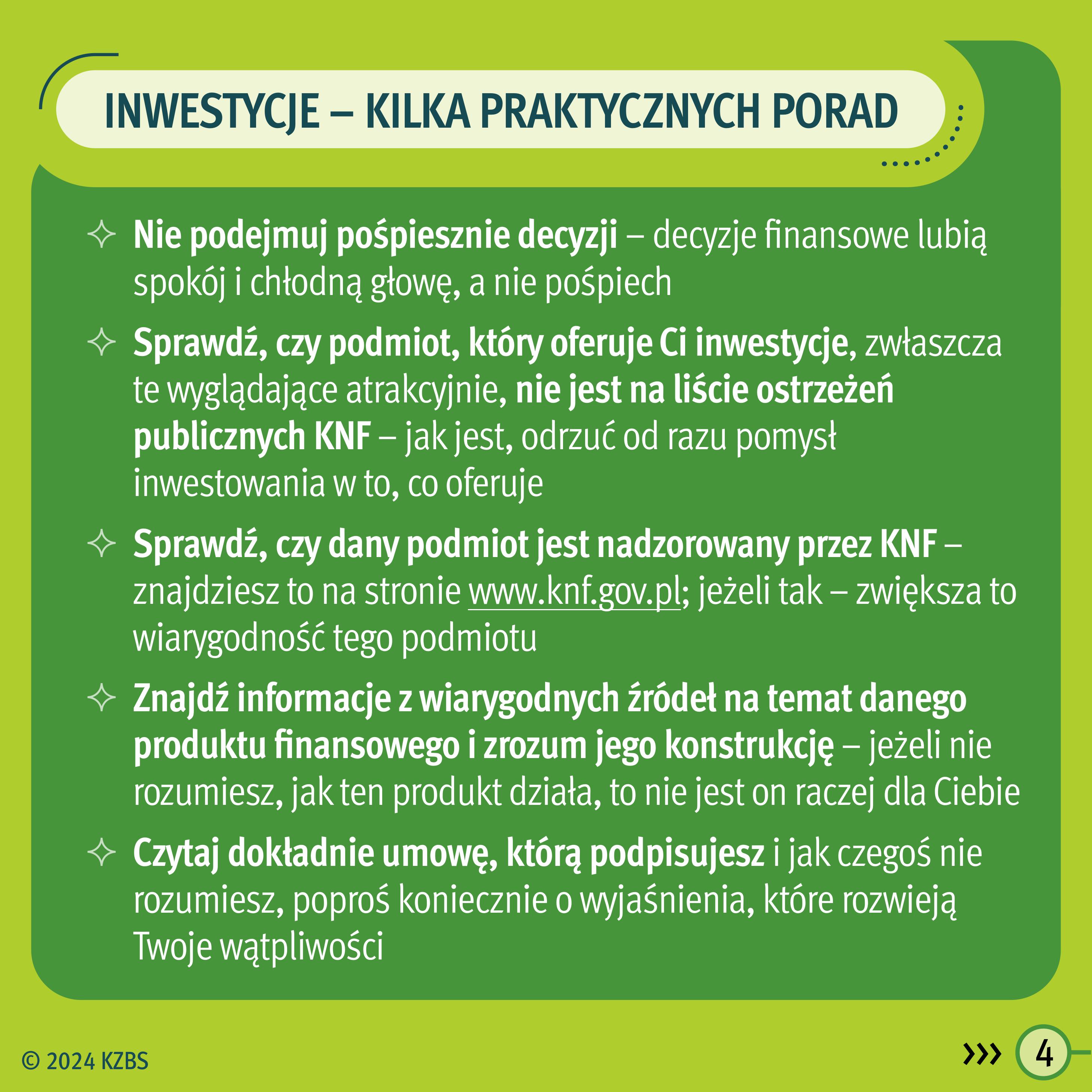 KZBS - Ryzyko