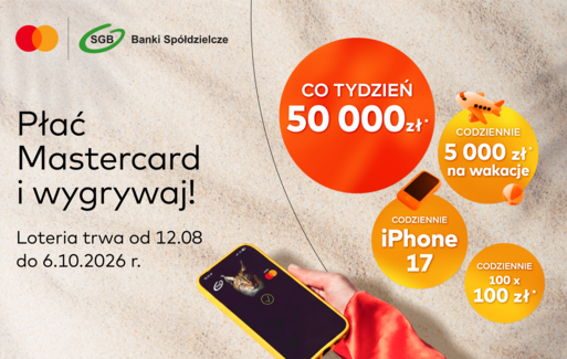 Grafika loterii Mastercard